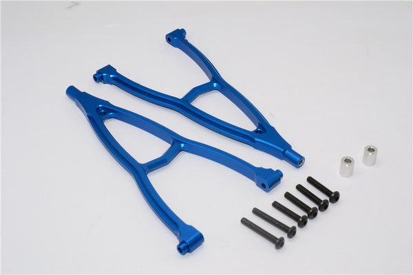 HPI Crawler King Aluminum Front+Rear Y Plate (For 310mm Wheelbase) - 2Pcs Set Blue