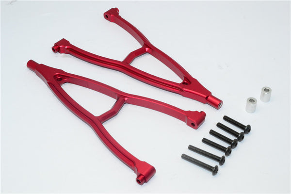 HPI Crawler King Aluminum Front+Rear Y Plate (For 310mm Wheelbase) - 2Pcs Set Red