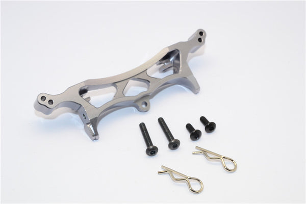 HPI Crawler King Aluminum Front/Rear Shock Tower - 1Pc Set Gray Silver