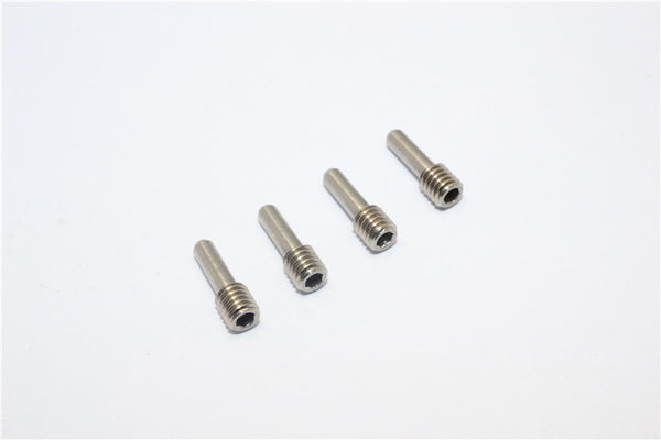 HPI Crawler King Stainless Steel Screw Pin For Main Shaft - 4Pcs Silver