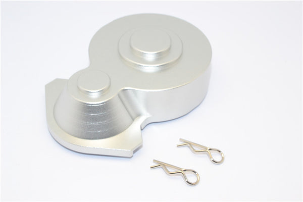 HPI Crawler King Aluminum Spur Gear Case - 1Pc Set Silver