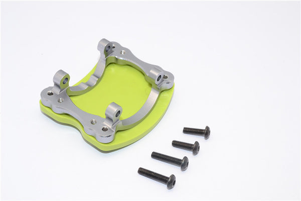 HPI Crawler King Aluminum+Plastic Front/Rear Axle Protector Mount - 1 Set Gray Silver