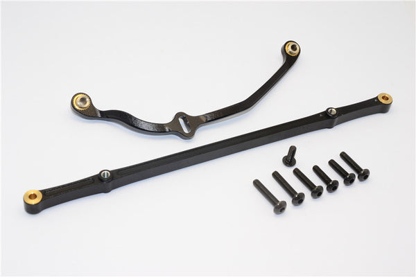 HPI Crawler King Aluminum Steering Rod & Suspension Rod - 2Pcs Set Black