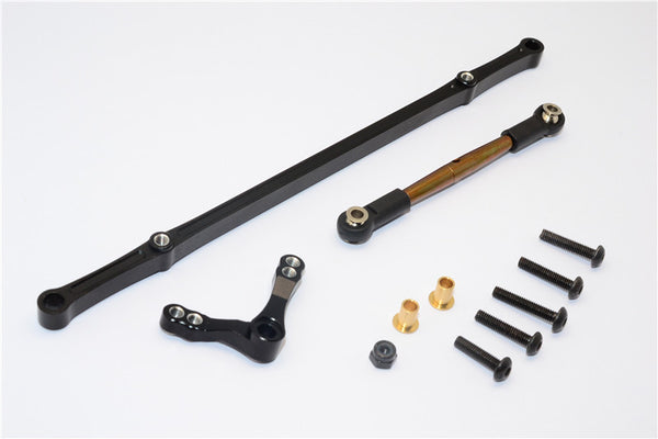 HPI Crawler King Aluminum Servo Saver & Suspension Rod - 3Pcs Set Black