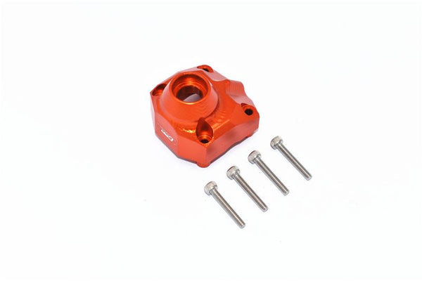 Axial Capra 1.9 Unlimited Trail Buggy Aluminum Front Or Rear Gearbox Cover - 1Pc Set Orange