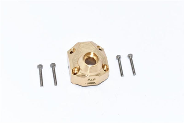 Axial Capra 1.9 Unlimited Trail Buggy Brass Front Or Rear Gearbox Cover - 1Pc Set