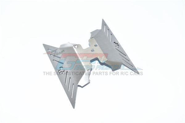 Axial Capra 1.9 Unlimited Trail Buggy Stainless Steel Center Gear Box Bottom Protector Mount - 1Pc Set