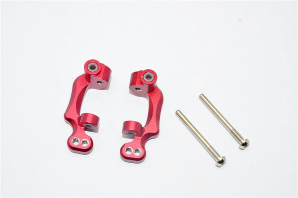 Traxxas Craniac Aluminum Front C-Hub - 1Pr Set Red