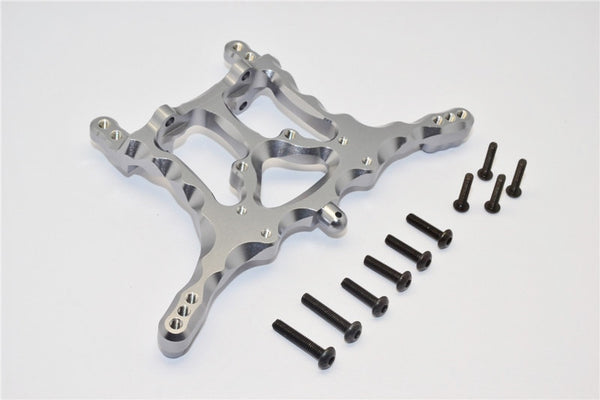 Traxxas Craniac Aluminum Rear Shock Tower - 1Pc Set Gray Silver