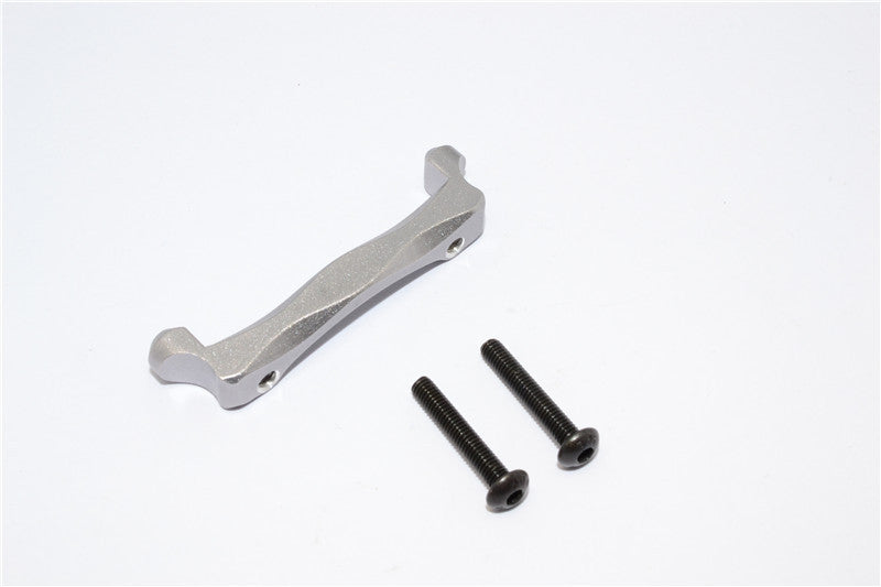 Traxxas Craniac Aluminum Rear Shock Stay Mount - 1Pc Set Gray Silver