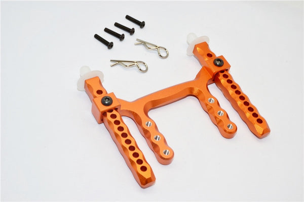 Traxxas Craniac Aluminum Rear Body Post Mount With Delrin Post - 1 Set Orange