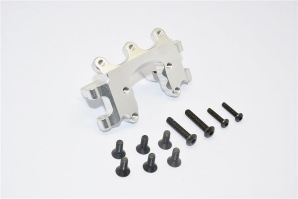 Traxxas Craniac Aluminum Front Bumper Mount - 1Pc Set Silver