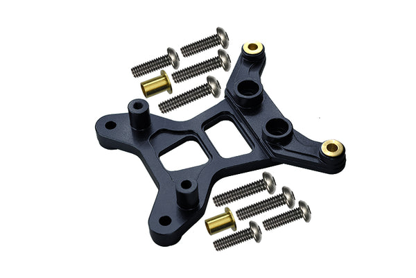 Tamiya DF-01 Aluminum Rear Shock Tower - 1Pc Set Black