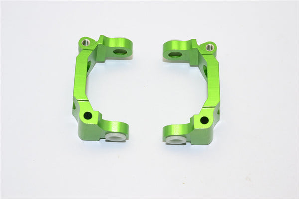 Tamiya DF-02 Aluminum Front C-Hub With Delrin Collars - 1Pr Set Green