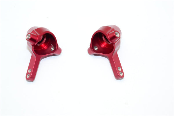 Tamiya DF-02 Aluminum Front Knuckle Arm - 1Pr Red