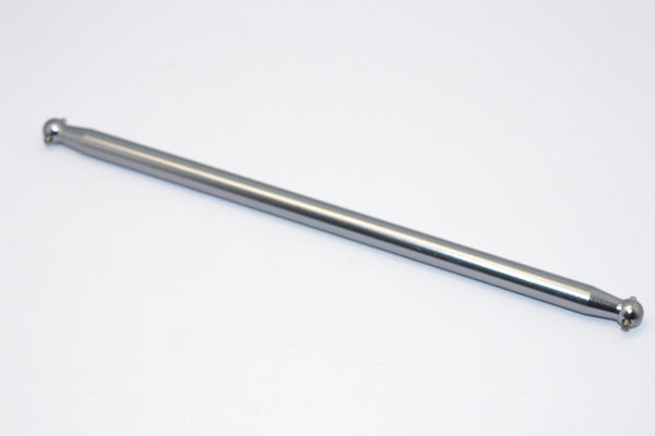 Tamiya DF-02 Aluminum Main Shaft (158mm) - 1Pc Gray Silver