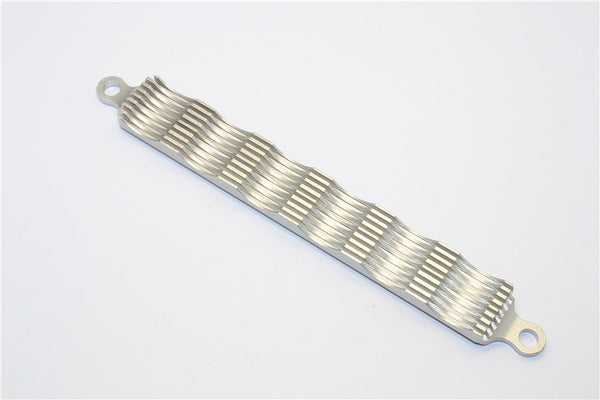 Tamiya DF-02 Aluminum Battery Holder With Heat Sink - 1Pc Silver