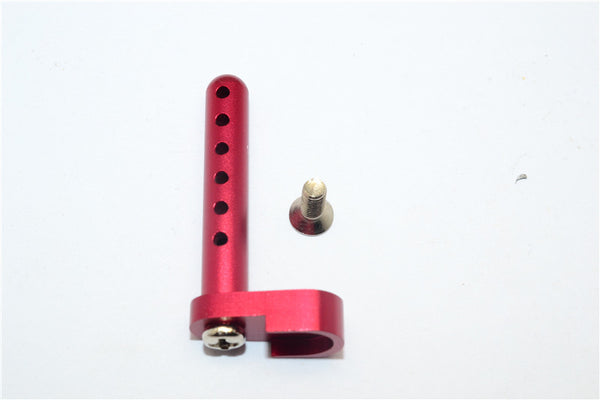 Tamiya DF-02 Aluminum Rear Body Post With Screw - 1Pc Set Red