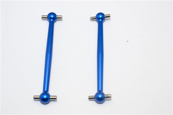 Tamiya DF-02 Aluminum Front/Rear Dog Bone (64mm) - 1Pr Blue