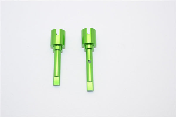 Tamiya DF-02 Aluminum Main Shaft Connectors - 1Pr Green