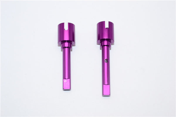 Tamiya DF-02 Aluminum Main Shaft Connectors - 1Pr Purple