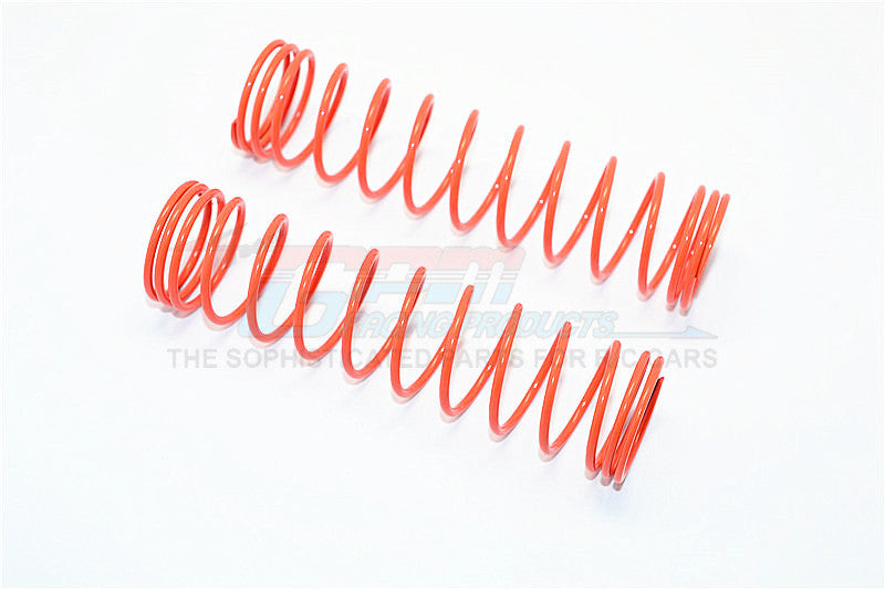 107mm Long 2.0 Coil Springs (Inner Dia. 23mm, Outer Dia. 27.5mm) - 1Pr Orange