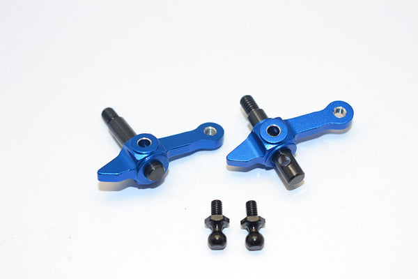 Tamiya DT-03 Aluminum Front Knuckle Arm - 1Pr Blue
