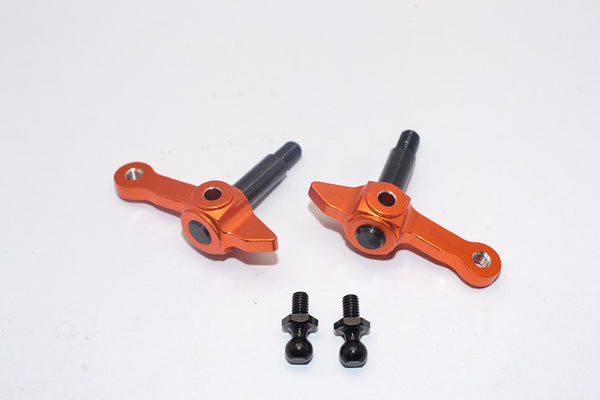 Tamiya DT-03 Aluminum Front Knuckle Arm - 1Pr Orange
