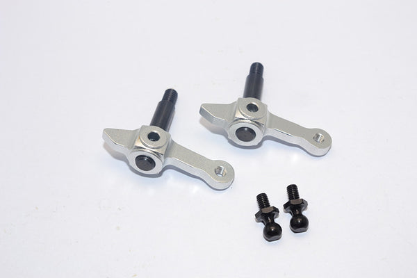 Tamiya DT-03 Aluminum Front Knuckle Arm - 1Pr Silver