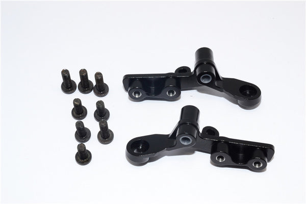 Tamiya DT-03 Aluminum Front Rocker Arm - 1Pr Set Black