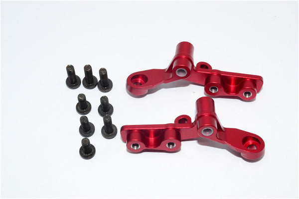 Tamiya DT-03 Aluminum Front Rocker Arm - 1Pr Set Red
