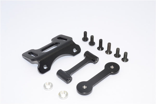 Tamiya DT-03 Aluminum Adjustable Wing Mount - 1 Set Black