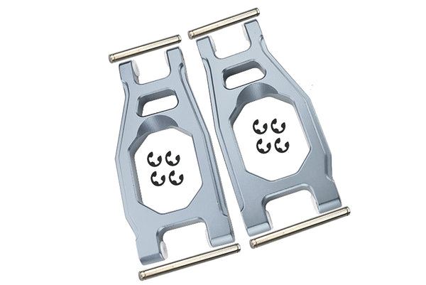 Tamiya DT-03 Aluminum Front Upper Arm - 1Pr Silver