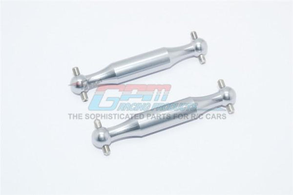 Tamiya DT-03 Aluminum Rear Dogbone (Polished) - 2Pc Set Silver