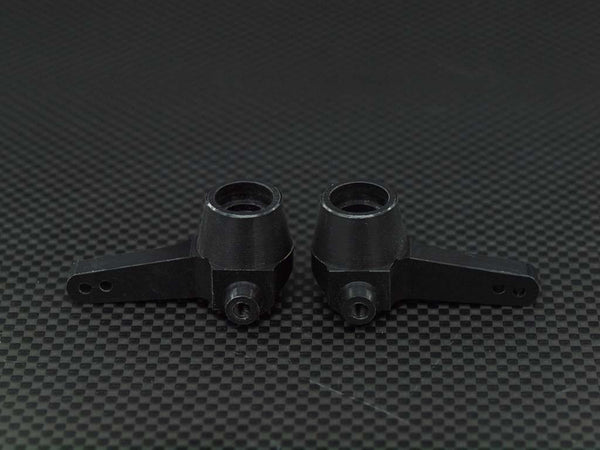 Tamiya TL01 Delrin Front Knuckle Arm Set - 1Pr Black