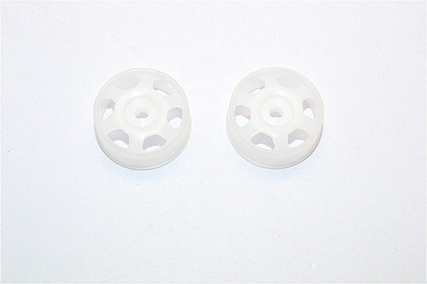 XMods Generation-1 & Evolution Touring Delrin Front Bold Rims (6 Poles) For XM, XME - 1Pr White