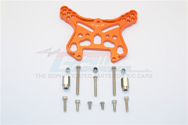 Team Magic E6 III HX (TM505005) Aluminum Front Or Rear Adjustable Damper Mount - 1Pc Orange
