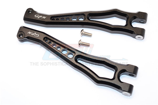 Team Magic E6 III HX Aluminum Front Or Rear Upper Suspensison Arms - 1Pr Set Black