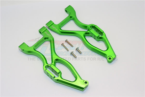 Team Magic E6 III HX Aluminum Front Or Rear Lower Suspensison Arms - 1Pr Set Green