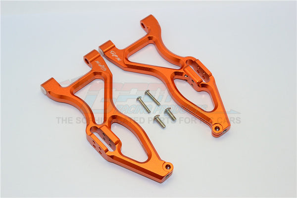 Team Magic E6 III HX Aluminum Front Or Rear Lower Suspensison Arms - 1Pr Set Orange