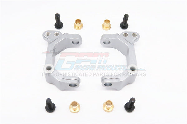 HPI E-Firestorm Flux Aluminum Front C Hub - 1Pr Set Gray Silver