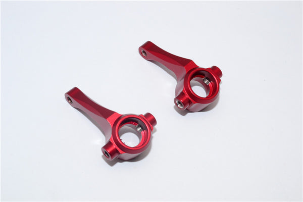 HPI E-Firestorm Flux Aluminum Front Knuckle Arm - 1Pr Red