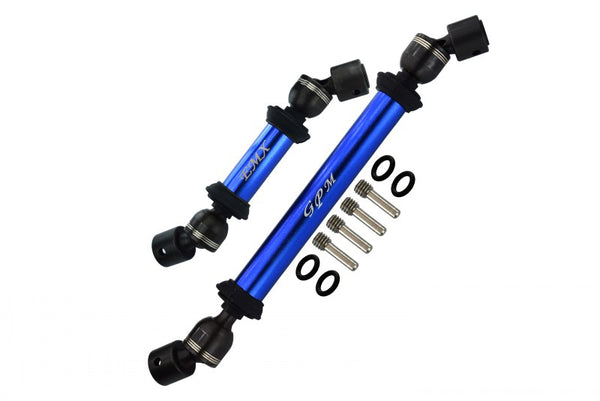 Traxxas E-Maxx 2 Steel + Aluminum Front / Rear Main Shafts - 1 Set Blue