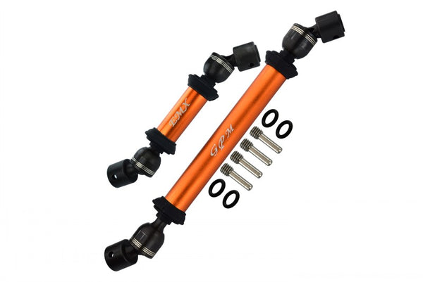 Traxxas E-Maxx 2 Steel + Aluminum Front / Rear Main Shafts - 1 Set Orange