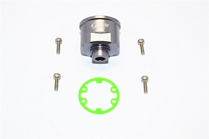 Copy of Traxxas E-Revo Aluminum Front/Rear Differential Carrier - 1Pc Set Gray Silver