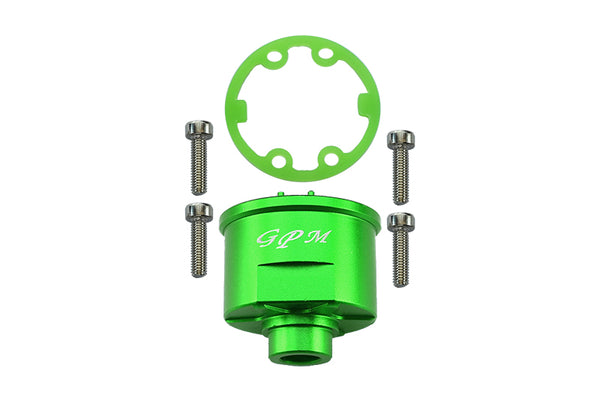 Aluminium Front Or Rear Differential Carrier For Traxxas E-Revo Brushless / E-Revo 2.0 / Rustler 4X4 VXL / Hoss 4X4 VXL / Telluride / Slash 4x4 / XO-01 / 4-Tec 3.0 - 1Pc Set Green