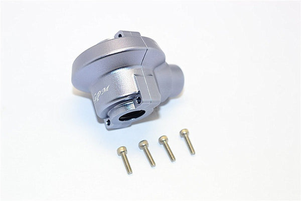 Traxxas E-Revo Brushless Edition Aluminum Front/Rear Diff Housing - 1 Set Gray Silver