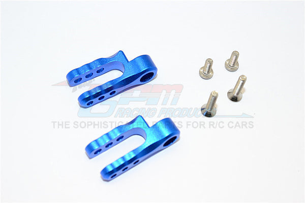 Traxxas E-Revo Brushless / E-Revo VXL 2.0 Aluminum Steering Servo Holder - 1Pr Set Blue