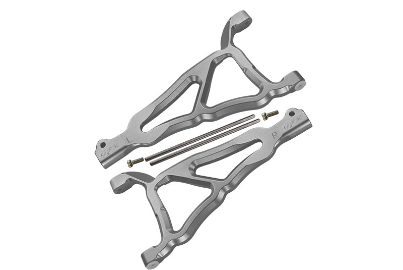 Traxxas E-Revo Brushless Edition Aluminum Front Upper Suspension Arm - 1Pr Set Silver