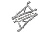 Traxxas E-Revo Brushless Edition Aluminum Front Upper Suspension Arm - 1Pr Set Silver